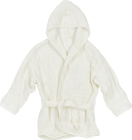 Meyco baby uni badjas - pre-washed hydrofiel - offwhite - 74 80