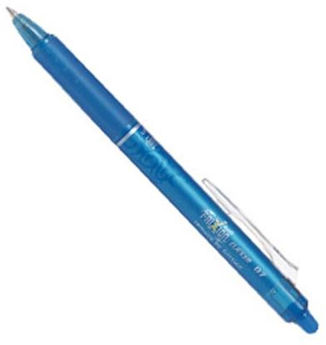 Pilot frixion ballpen 0.7mm clicker – doos van 12 stuks - lichtblauw