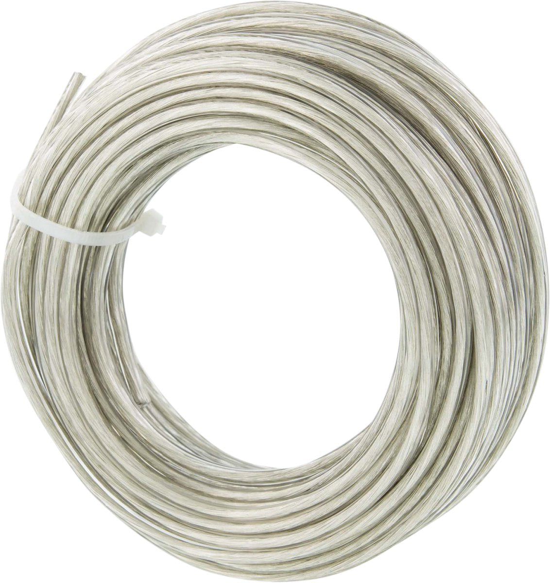 Q-link tweelingsnoer - zwakstroom tot 42 volt - 2 x 0,75 mmâ² - 10 m - vertind - transparant