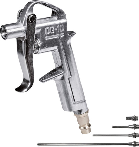 Einhell blaaspistool set - 5-delig - incl. 4 mondstukken: 20 50 95 en 220 mm