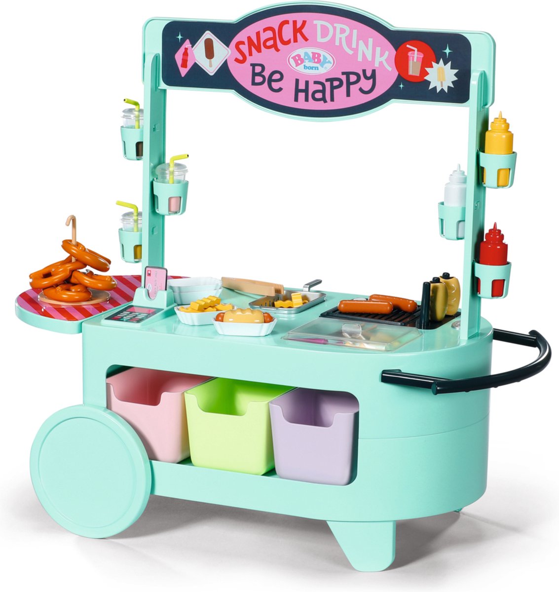 Baby born snack shop - met geluid en accessoires