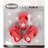 Creativ company https: www.cchobby.nl ponsen-ster-hart-kerstboom-afm-16-mm-rood-3-stuk-1-set