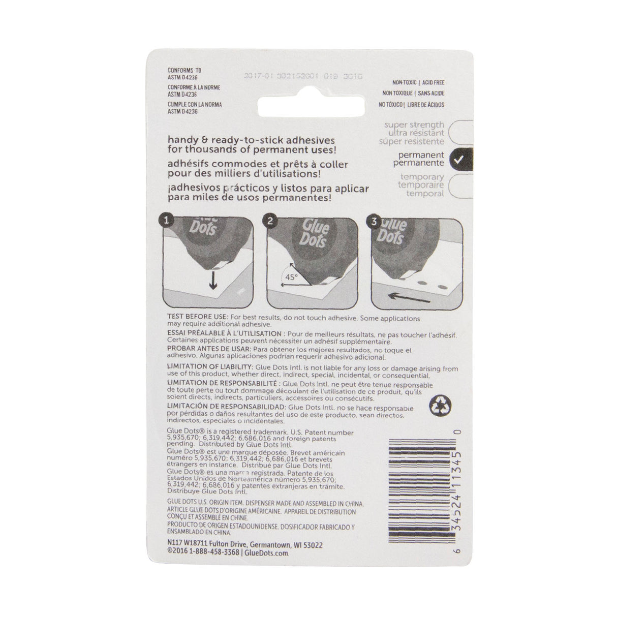 Glue dots • permanent dots dot n go 10mm