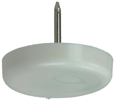 Mack 1047753 - stoelglijder nagel kunststof wit ø 28 mm 4 st pcs | 6 stuks