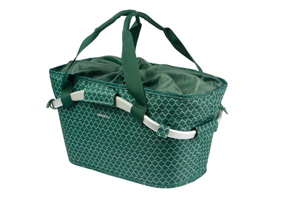 Basil fietsmand flair carry all achtermand met mik bevestiging 38 x 21 x 27 cm - groen