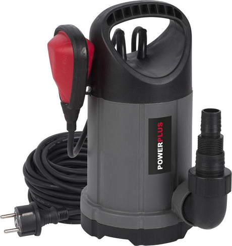 Powerplus elektrische waterpomp powew67902 - dompelpomp van 250 w, temperatuur van 35°c en doorstroom van 5000 l u, tuingereedschap