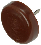 Mack 1047714 - stoelglijder nagel kunststof bruin ø 25 mm 8 st pcs | 6 stuks