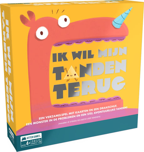 Exploding kittens - ik wil mijn tanden terug - nederlandstalig kaartspel