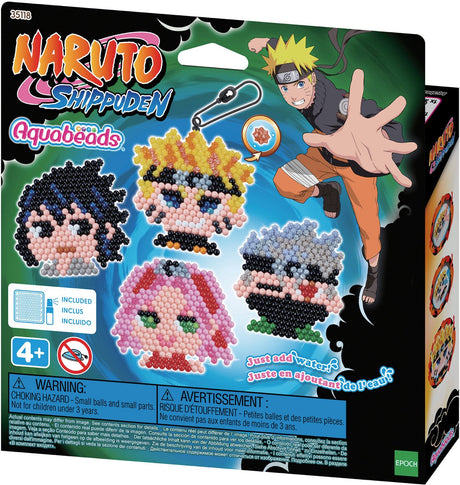 Aquabeads naruto sleutelhanger knutselset- parels die met water aan elkaar plakken