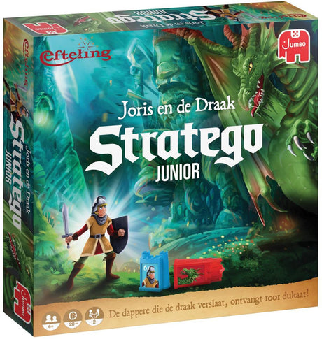 Stratego jumbo - junior efteling joris en de draak - bordspel vanaf 4 jaar - 2 spelers