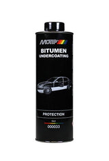 Motip bitumen underbodycoating zwart - 1.000ml onderschroefbus