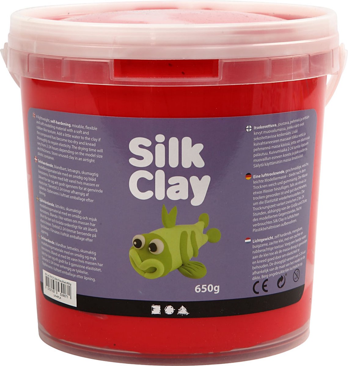 Silk clay http: www.cchobby.nl silk-clayr-rood-650-gr-1-emmer
