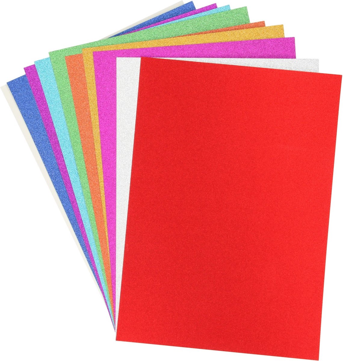 Creative craft group glitterkarton a4, 10 vellen
