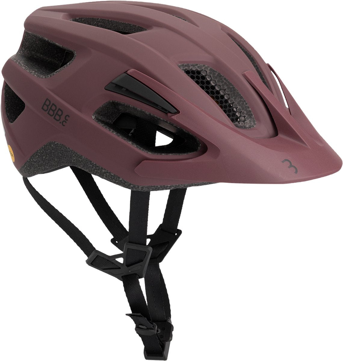 Bbb cycling dune mips 3.0 fidlock fietshelm volwassenen - mtb helm racefiets helm - wielrenhelm - fietshelm dames - fietshelm heren - mat donker rood maat l (58-61cm) - bhe-23