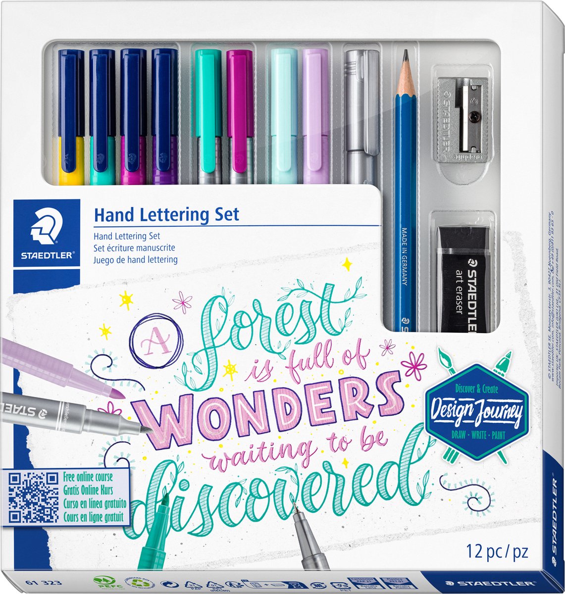 Staedtler - design journey - mixed set handlettering