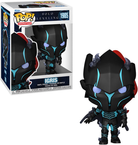 Funko solo leveling igris (chase edition möglich) vinyl figur 1985 unisex pop! - neutraal - standard