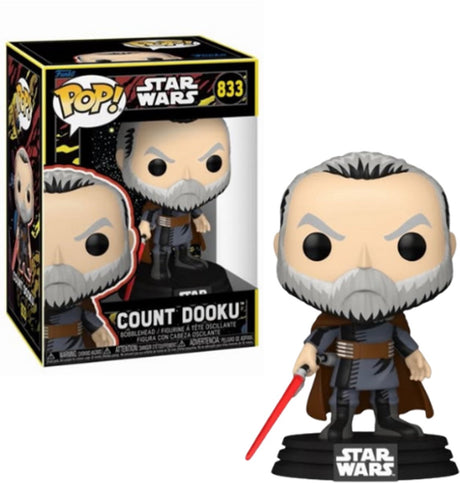 Funko pop! star wars: may the fourth - count dooku (retro) #833