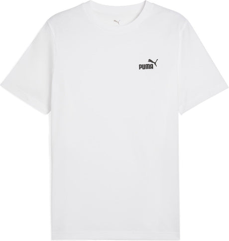 Puma ess small no. 1 logo tee unisex t-shirt - white