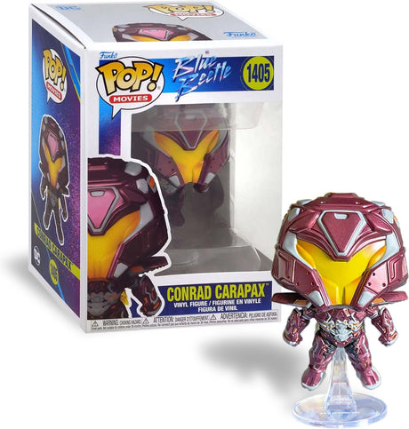 Dc comics funko blue beetle - pop! movies conrad carapax 9 cm verzamelfiguur - multicolours