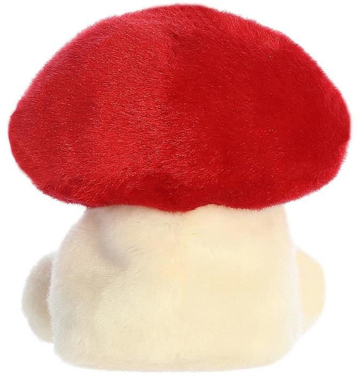 Aurora palm pals paddenstoel rood met witte stippen knuffel - 13 cm