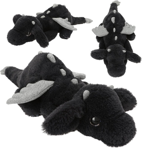 Depesche - snukis knuffel draak - zwart