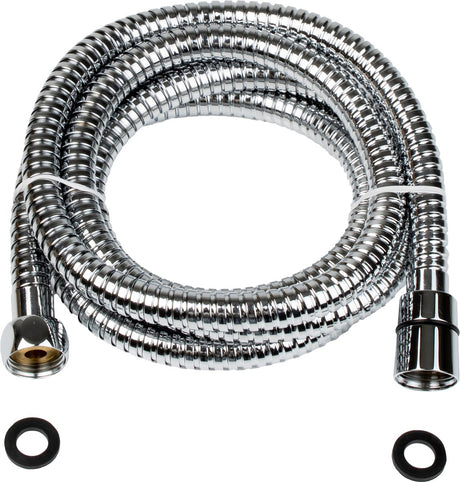 Plieger napoli doucheslang - universeel - metaal - chroom - anti-knik - anti-twist - 200 cm - 10 jaar garantie