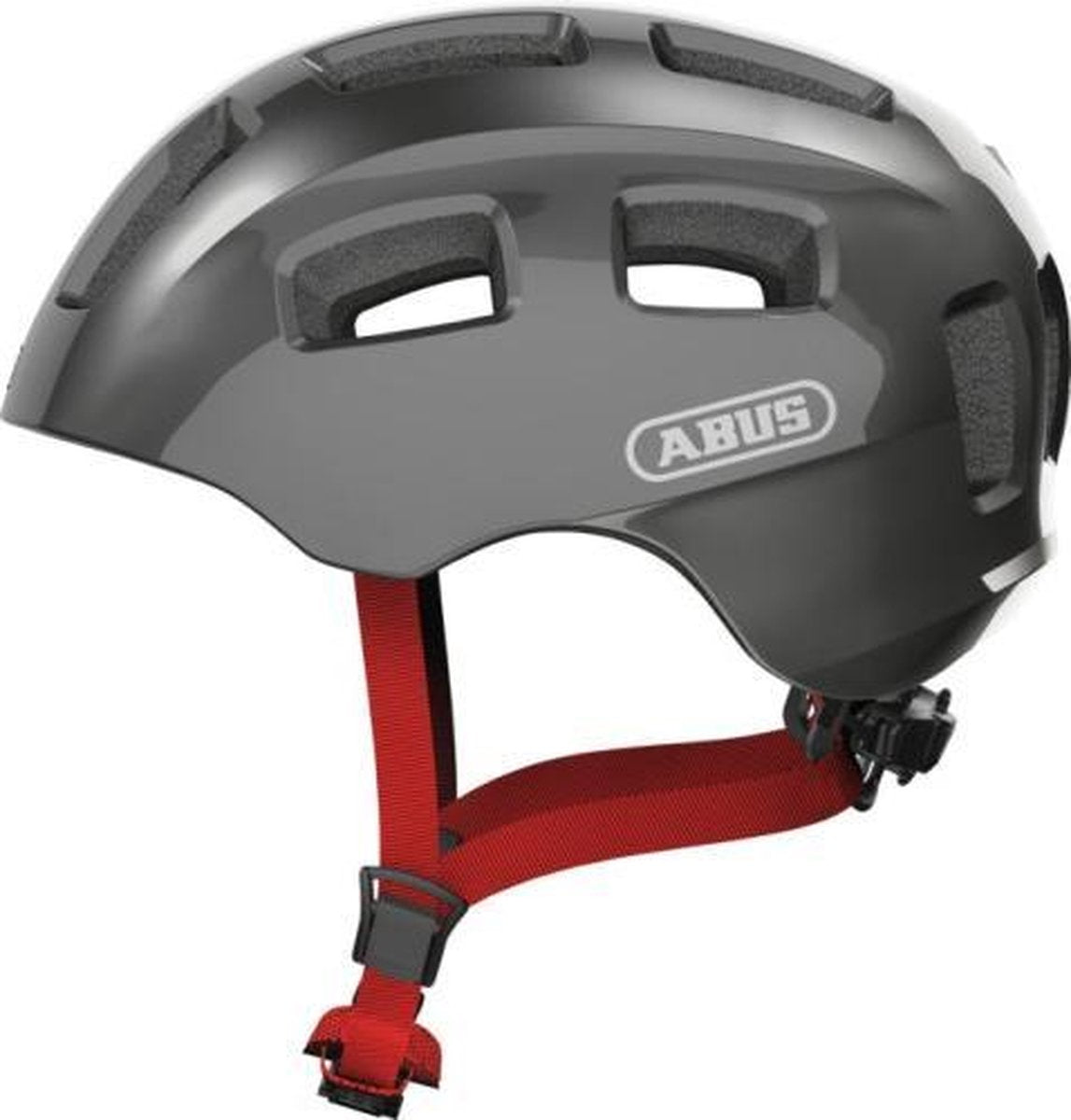 Abus fietshelm youn-i 2.0 sparkling titan s - 48-54 cm - zilver - geschikt voor gebruik op elektrische fietsen - stadsfietsen - 240 g