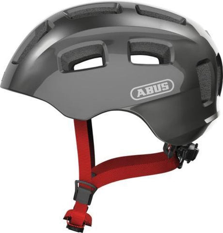 Abus fietshelm youn-i 2.0 sparkling titan s - 48-54 cm - zilver - geschikt voor gebruik op elektrische fietsen - stadsfietsen - 240 g