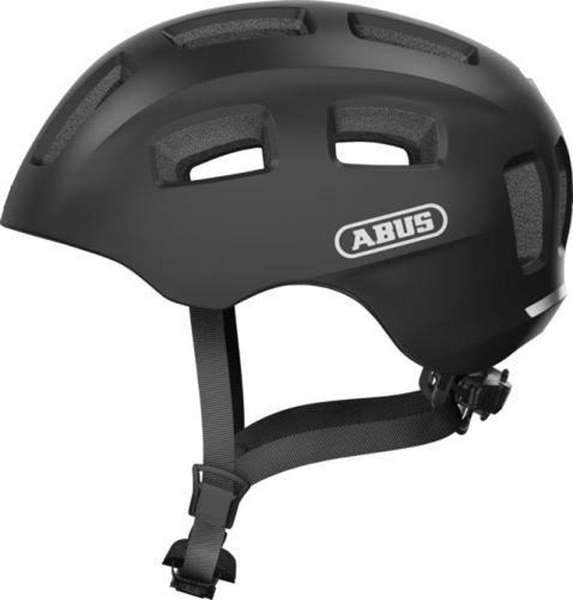 Abus fietshelm youn-i 2.0 velvet black m - 52-57 cm - zwart - geschikt voor gebruik op elektrische fietsen - stadsfietsen - 260 g