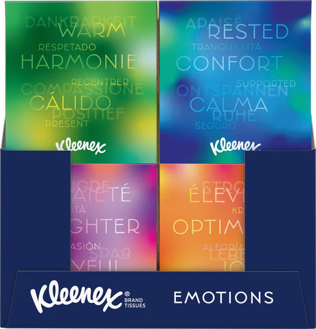 Kleenex tissues - collection box - voordeelverpakking - 12 x 48 stuks (576 zakdoekjes)