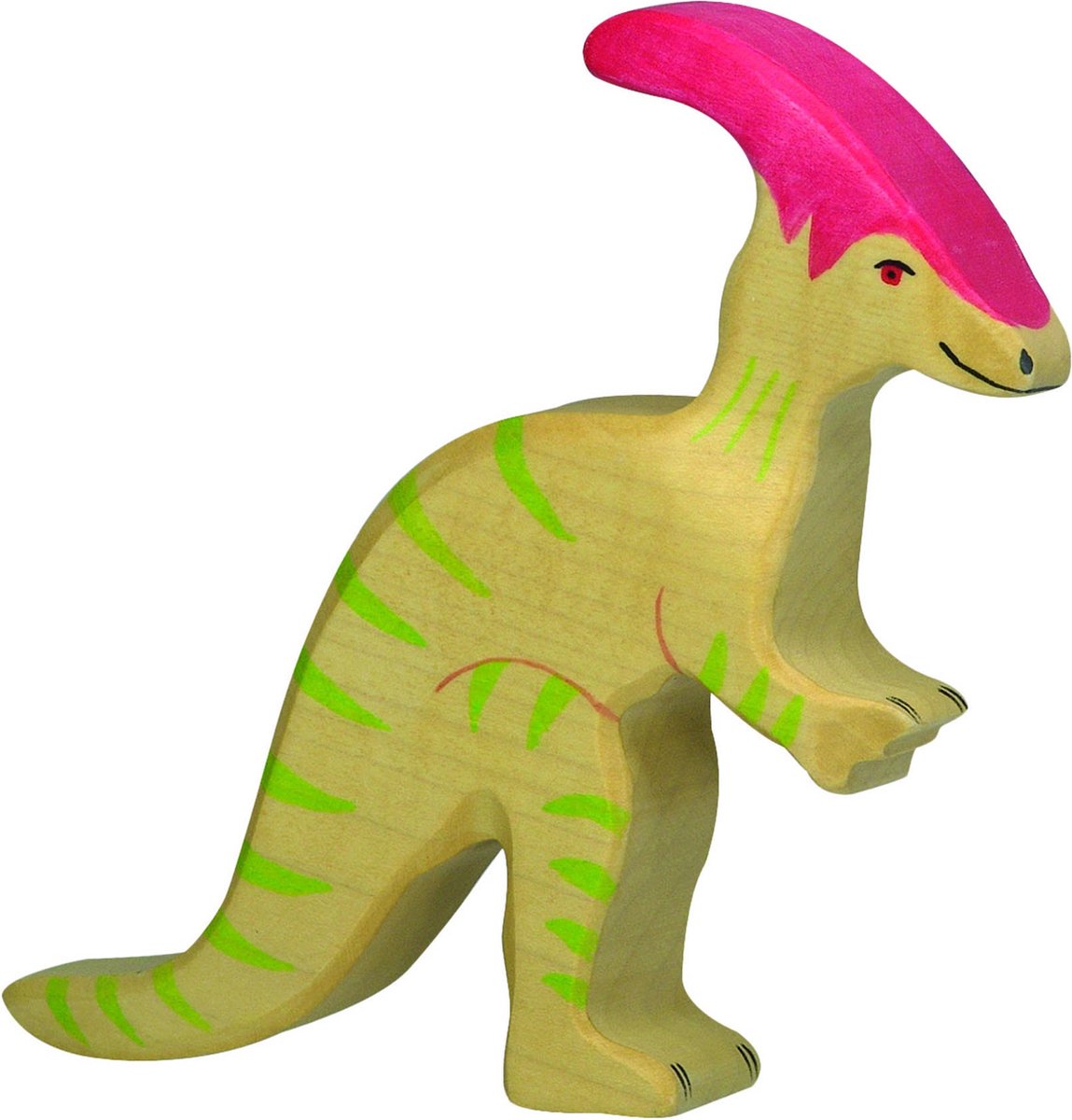 Holztiger parasaurolophus. 12 cm.