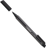 Stabilo pointmax - hardtip fineliner 0,8 mm - met nylon tip - zwart - per stuk