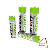 Battery Sales Europe Oplaadbare Batterijen ARCAS Rechargeable NimH AAA HR03 600mAh, 2st.