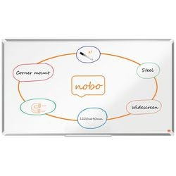 Nobo whiteboard premium plus wit