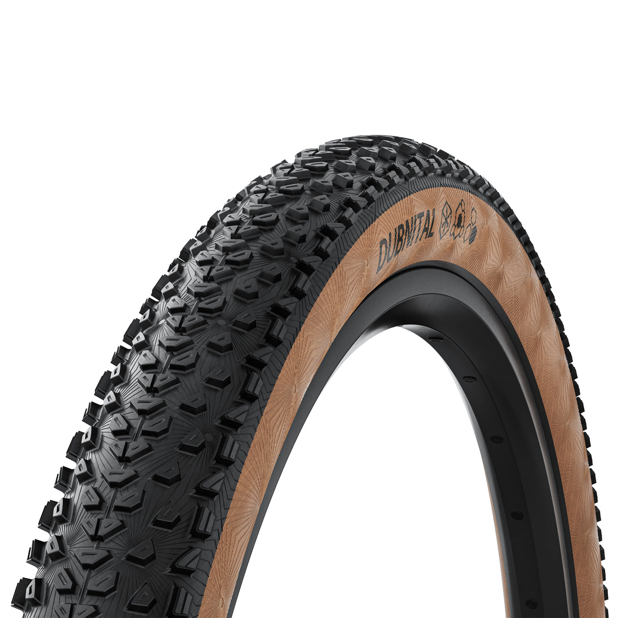 Continental buitenband dubnital 29x2.40 60-622 trail rapid vouw tr zwart transparant - 115064