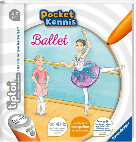 Tiptoi ® pocket boek ballet - ravensburger - leersysteem