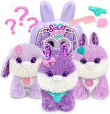 Moose toys scruff a luvs - paarse mystery knuffel in draagmand - konijntje