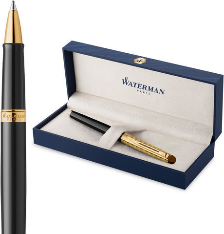 Waterman hémisphère-rollerbalpen | de opera-collectie | zwart goud | geschenkverpakking