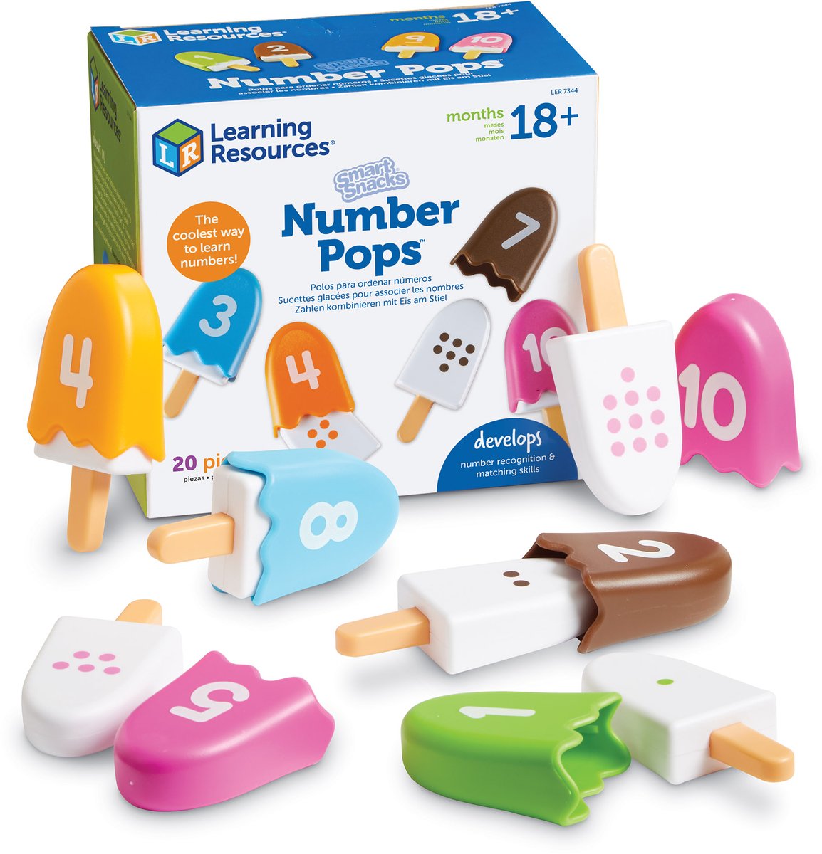 Learning resources smart snacks® numberpops™ - 2+