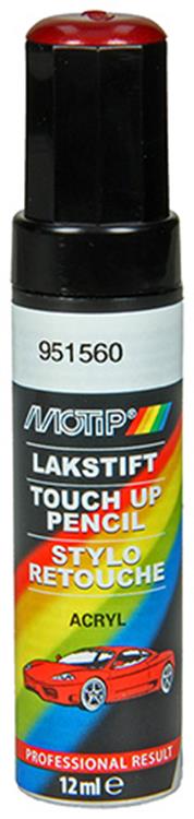 Motip 951560 - auto lakstift - rood metallic - 12 ml