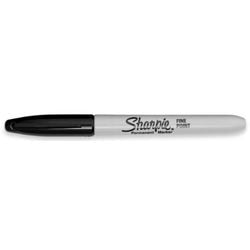 Fine permanent marker zwart