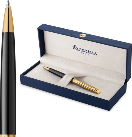 Waterman hémisphère-balpen | de opera-collectie | zwart goud | geschenkverpakking