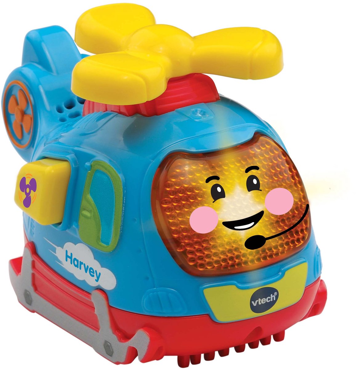 Vtech toet toet auto's speelfiguur - harvey helikopter - interactief speelgoed - educatief babyspeelgoed - cadeau - vanaf 1 tot 5 jaar