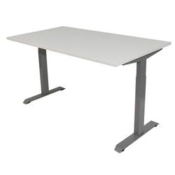 Bureau euroseats grijs, wit metaal