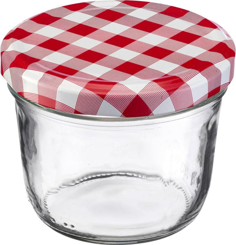Westmark 6 worstpotten potten met draaideksel, rond, vulvolume: 230 ml, ø 82 mm, glas, 66502270