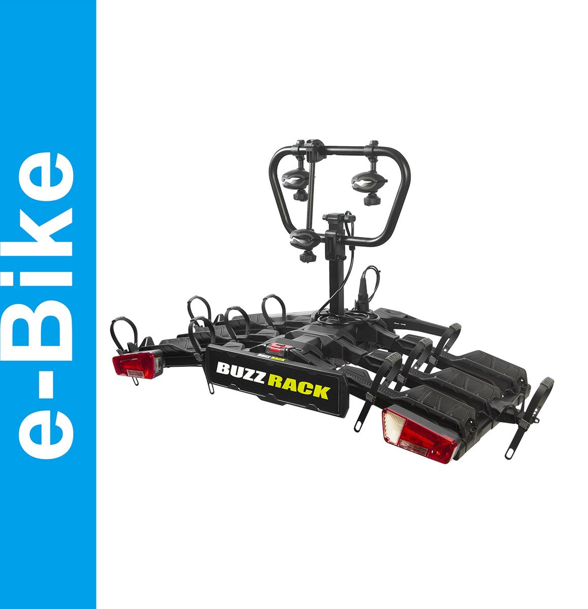 Buzzrack e-scorpion pro3 opvouwbare fietsendrager voor 3 elektrische fietsen