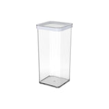 Rotho loft voedselbewaardozen - met witte siliconenafdichtring - 1,5 liter - transparant