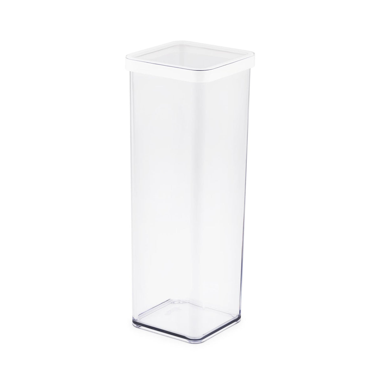 Rotho loft voedselbewaardozen - met witte siliconenafdichtring - vierkant 2 liter - transparant