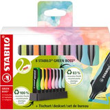 Stabilo tekstmarker green boss multikleur