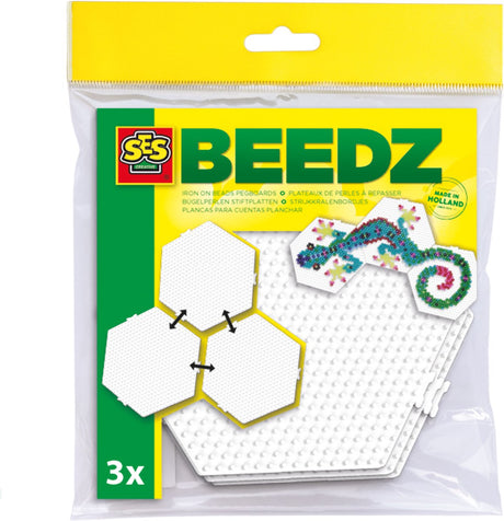 Ses creative ses zeshoek koppelbaar legbord, 3st.